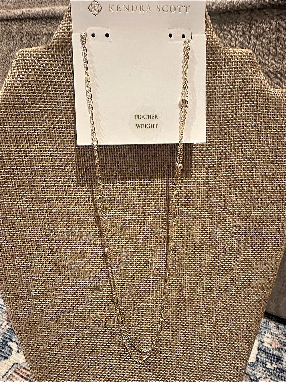Kendra Scott Layered Pendant Necklace in Gold NEW